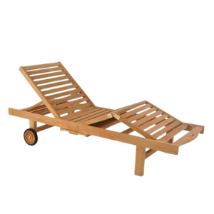Outdoor Sun Loungers: Malibu Teak Sun Lounger