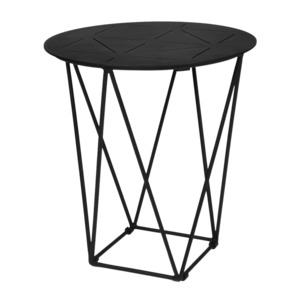 Outdoor Side Accent Tables: Zig Zag Aluminium Side Table