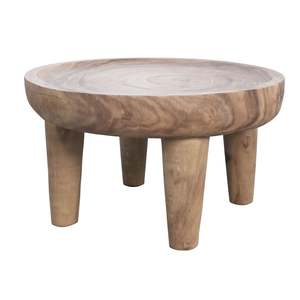 African Safari Teak Side Table