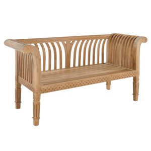 Cleopatra Teak Outdoor Bench