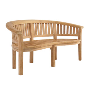 Outdoor Benches: Monet Teak Outdoor Bench