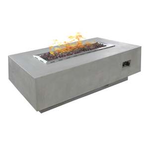 Concrete Rectangular Fire Pit