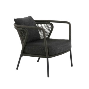 By Rope Outdoor Furniture Material: Butterfly Outdoor Rope Lounge Chair (Panama Coal)