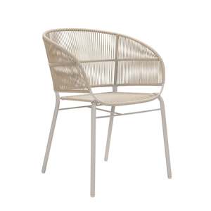 Louis Outdoor Wicker Dining Armchair