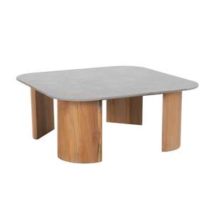 Outdoor Coffee Tables: Larvotto Teak Square Coffee Table