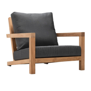 Granada Teak Collection: Granada Teak Outdoor Lounge Chair