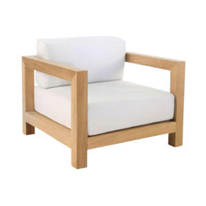 Ibiza Sectional Collection: Ibiza Teak Outdoor Lounge Chair