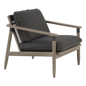Sutherland Collection: Sutherland Outdoor Teak and Rope Lounge Chair