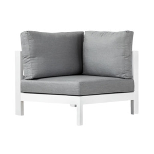 Amazon Aluminium Outdoor Sectional Corner - White
