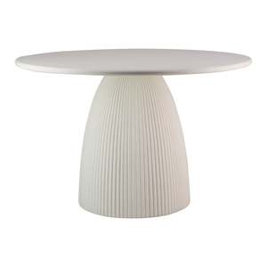 Outdoor Dining Tables: Genoa Round Concrete Dining Table