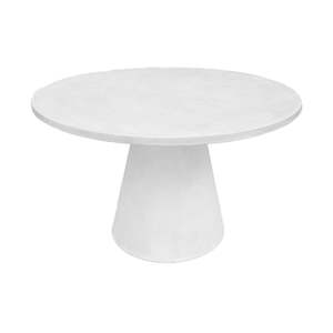 Outdoor Dining Tables: Corfu Round Concrete Dining Table