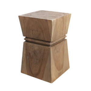Rothko Organic Teak Side Table
