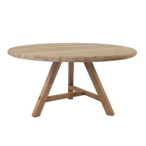 Toni Round Dining Table – Reclaimed Teak