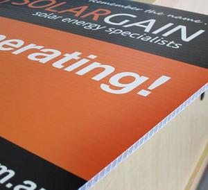 Corflute / Foamlite Sign