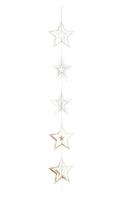 Products: Paper star garland - brown marble