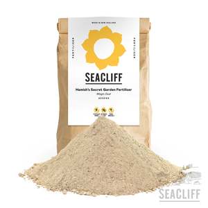 Products: Seacliff Organics Hamish’s Secret Garden Fertiliser