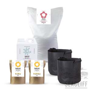 Products: Superior Potting Mix Living Soil + Super Veg / Super Bloom Pack 45L for 2 Plants (15% Off)