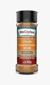 Spices: MeCeylon Cinnamon Powder Glass Bottle 40g