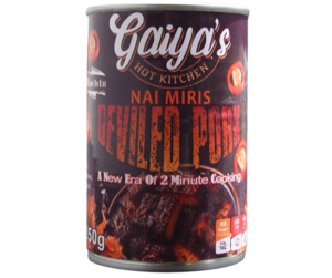 Products: Gaiya’s Hot Kitchen Canned Nai Miris Devilled Pork 350g