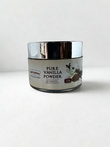 Ceylon Vanilla: MeCeylon Vanilla Powder in Glass Jar 20g