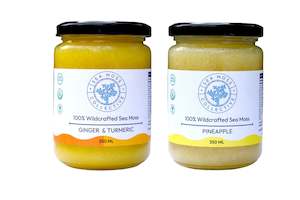 Sea Moss Gels: Sea Moss Gel – Ginger & Turmeric + Pineapple (Bundle)
