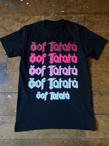 oof Tatata Black Tour Tee SMALL - Search and Destroy