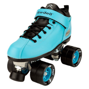 Riedell Dart Roller Skate Set Light Blue