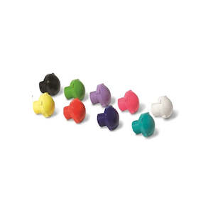 Rollerskate Toe Stops Plugs: SureGrip FoMac Toe Plugs (5/8") Black