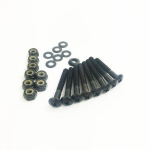 Trinity Skateboard Bolts 1.75" Black Pack of 8