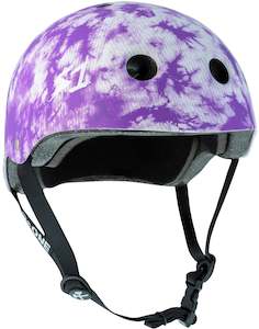 Roller Skating Kids Helmets: S-One Helmet Lifer Purple Tie Dye Matte