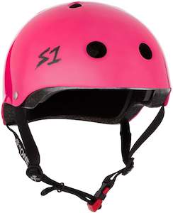 Roller Skating Kids Helmets: S-One Helmet Mini Lifer Hot Pink Gloss