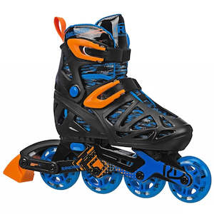 Kids All Wheels: RDS Tracer Black/Orange Adjustable Inline Skates