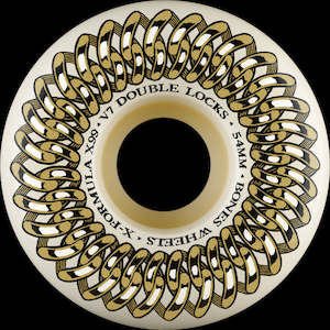 Wheels Bearings Bundle: Bones X-Formula Skateboard Wheels Double Lock V7 54mm 99A