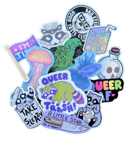 Little Gifts 10 Under: Pepper Raccoon Sticker