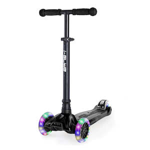 Scooters: I-Glide 3 Wheel Kids Scooter - Black