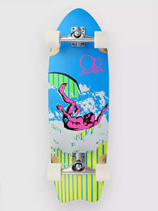 Ocean Pacific Crest Surf Skate Blue/Yellow