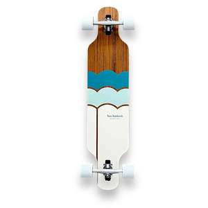 Skateboards: NANA Complete 40 Push Ranger Dropthrough Billow Blue