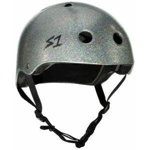 Protective Gear: S-One Helmet Lifer Silver Glitter