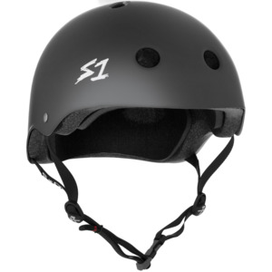 Protective Gear: S-One Helmet Mega Lifer Dark Grey Matte