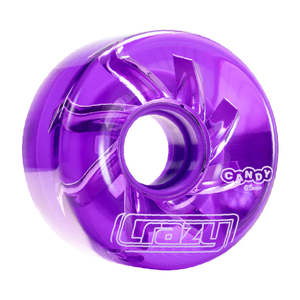 Wheels For Roller Skates Skateboards Longboards Surf Skates Jam Skates Etc: Crazy Skates | Wheel Candy Roller Skate Wheels | Grape | Purple