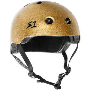 S One Lifer Helmets: S-One Helmet Lifer Gold Glitter