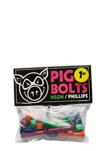 Skateboard Hardware: Pig Neon 1 inch Hardware