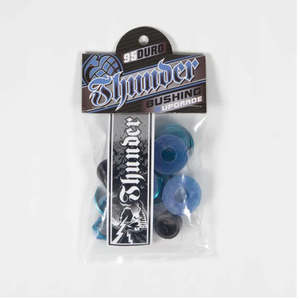 Skateboard Hardware: Thunder Bushing Rebuild Kit, Blue 95A