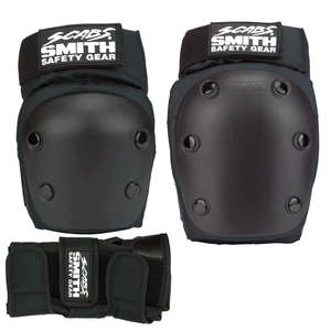 Protective Gear: Smith Scabs Tri Pack Pads - Black
