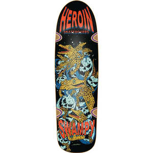 Heroin Swampy Gators Skateboard Deck 9.12"