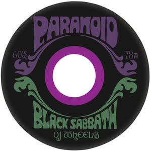Wheels Bearings Bundle: OJ Black Sabbath Paranoid Super Juice Black 78a 60mm