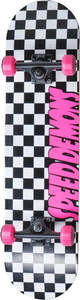 Speed Demons Complete Black/Pink Checkers 7.75"
