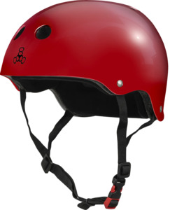 Triple 8 THE Certified Sweatsaver Helmet - Scarlet Red Glossy