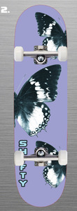 Skateboards: Shifty Skateboards Kids Complete - Wings - 7.5"