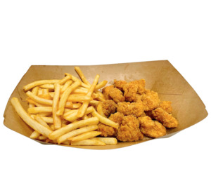 Snacks Menu: Pop Corn Chicken & Chips